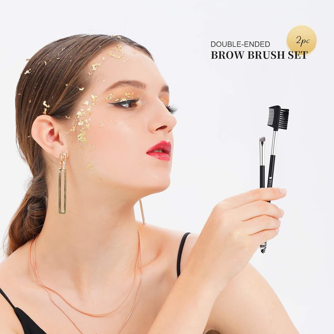 Double Ended Angled makup brush 5