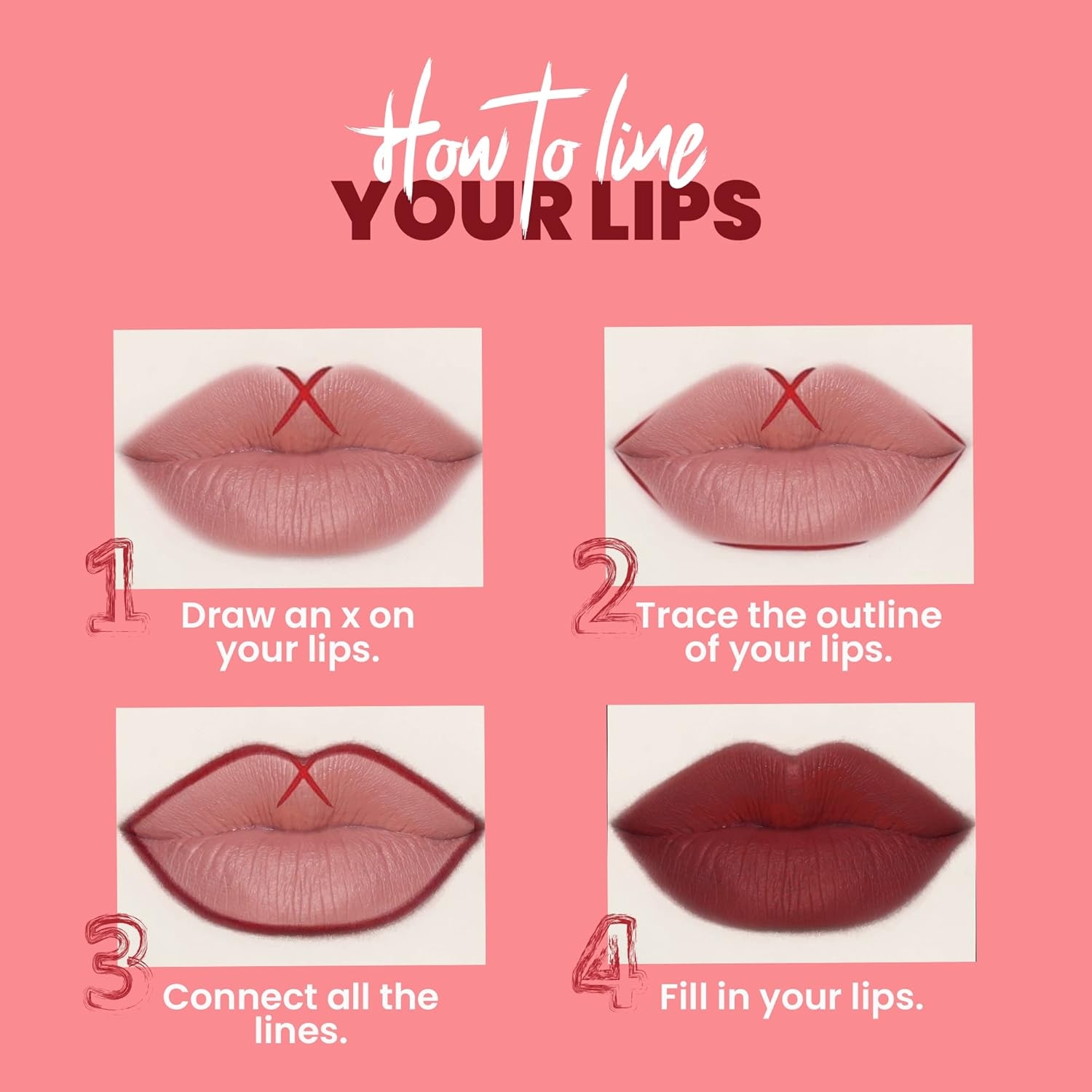 MARS Matte Lip Liner | One Swipe Smooth Application | Long Lasting Lip Pencil 5