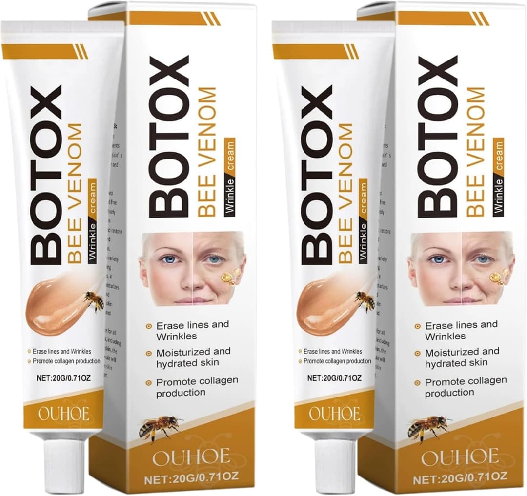 OUHOE Botox Bee Venom Wrinkle Removal Cream,20g 4