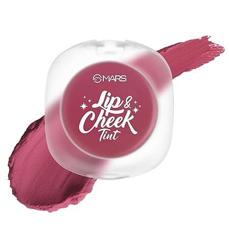 MARS Lip & Cheek Tint for Bold Pop Color (2.8 gm) (01-Trust Your Heart) | Demi Matte Finish | Dual Function | Buildable High Pigmentation | Long-Lasting Color | Weightless Wear