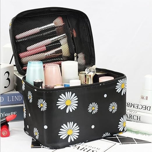 Professional Makeup Organizer Bag Large Cosmetic Case Storage Handle Travel Kit 1