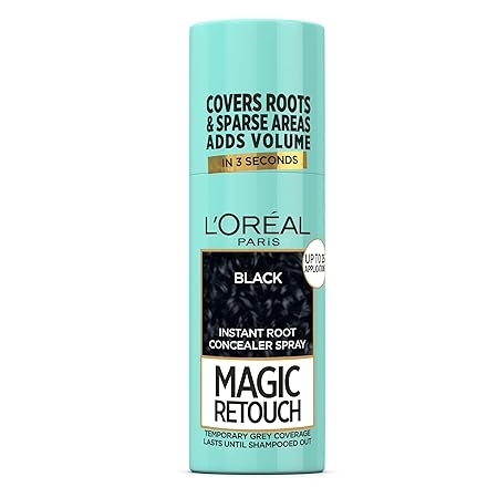 L'Oreal Paris Magic Retouch Instant Root Concealer Spray - Black, Volume-75 ml 5