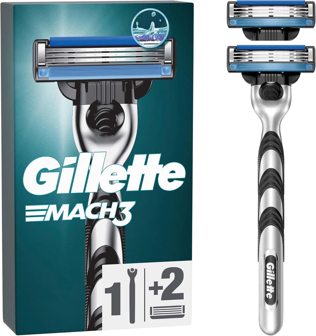 Gillette Mach 3 Men's Razor Blades - 8 Cartridge Refills 1