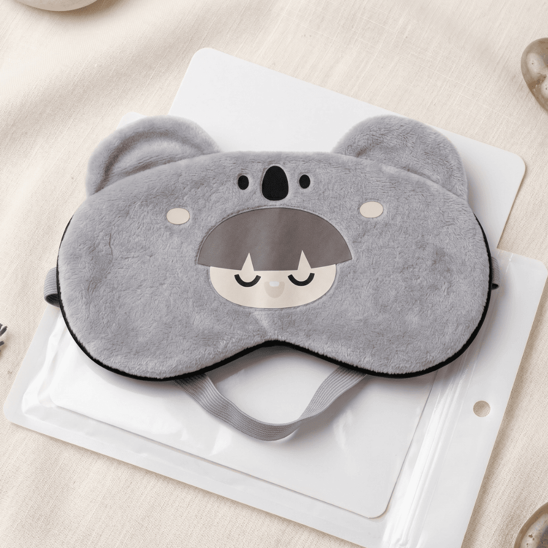 VaryGood Plush Anime-Inspired Sleeping Eye Mask With Cooling Gel Pad 1