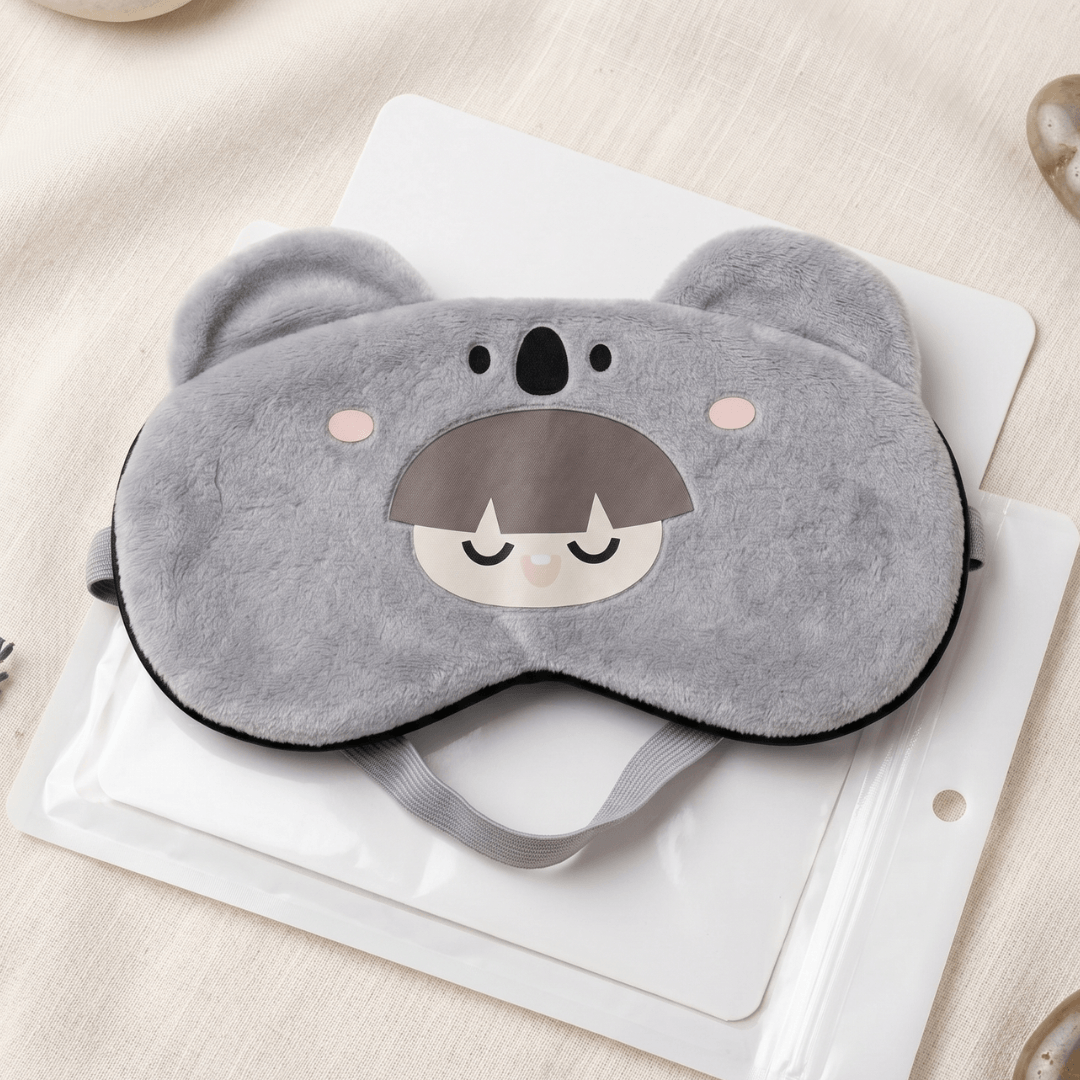 VaryGood Plush Anime-Inspired Sleeping Eye Mask With Cooling Gel Pad 2