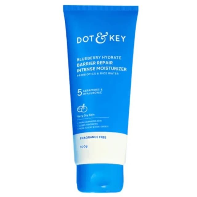 Dot & Key Ceramide & Hyaluronic Skin Barrier Repair Face Moisturizer With Probiotics & Rice Water I Barrier Repair Cream | Made in India - By Allure Cosmetics