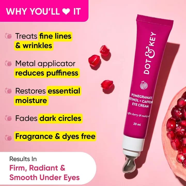 Dot & Key Pomegranate Retinol + Caffeine Eye Cream 20ml 1