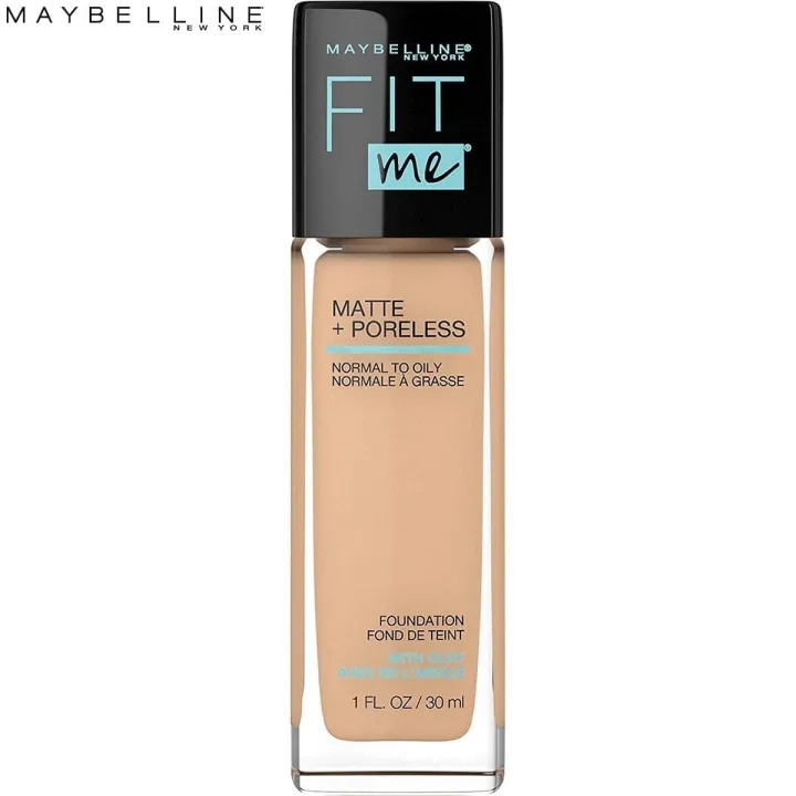 Maybelline New York Fit Me Matte+Poreless Liquid Foundation - 128 Warm Nude 30ml 1