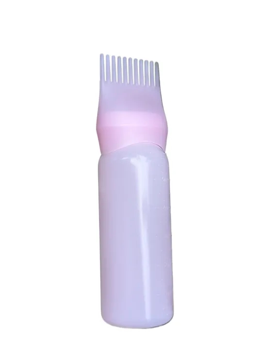 Oil Bottle with Comb Brush , Hair Color Applicator , Oil Applicator Bottle120 ML 1