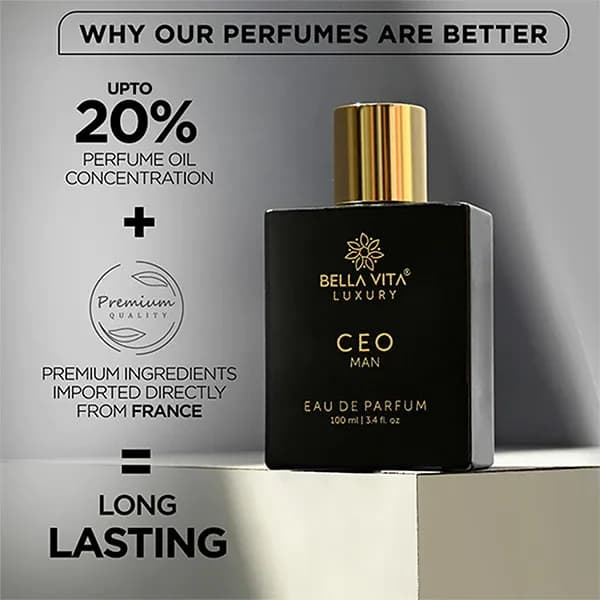Bella Vita Luxury CEO Man Eau De Parfum For Men 100ml 2