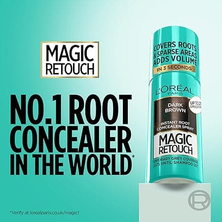 L'Oreal Paris Magic Retouch Instant Root Concealer Spray - Black, Volume-75 ml