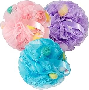 mesh bath loofah sponge 1