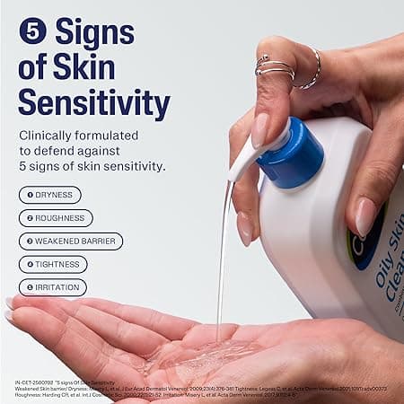 Cetaphil Oily Skin Cleanser, Daily Face Wash For Oily, Acne Prone Skin, Gentle Foaming, 236ML 1