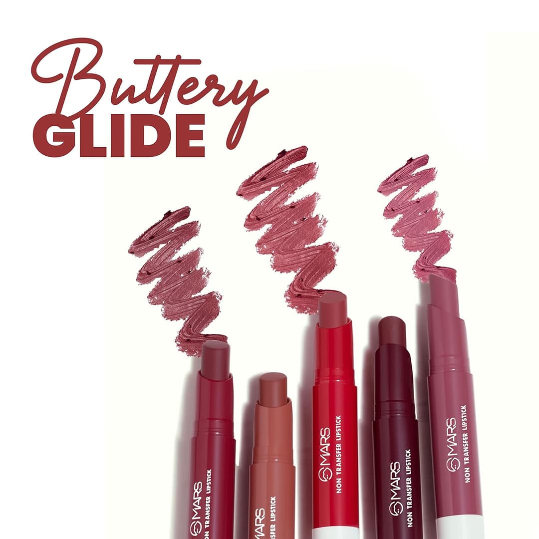 MARS Matte Super Stay Lipstick | Up to 12 Hours Long Lasting | Smudge Proof and Waterproof Lipstick for Women 2.6 gm 3