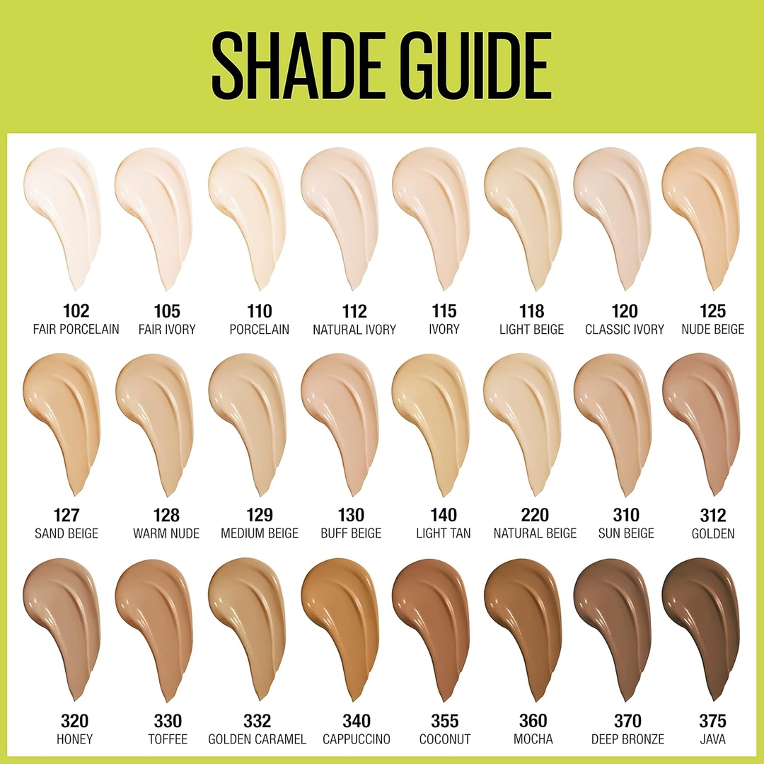 Maybelline SuperStay Full Coverage Foundation – 128 Warm Nude 9