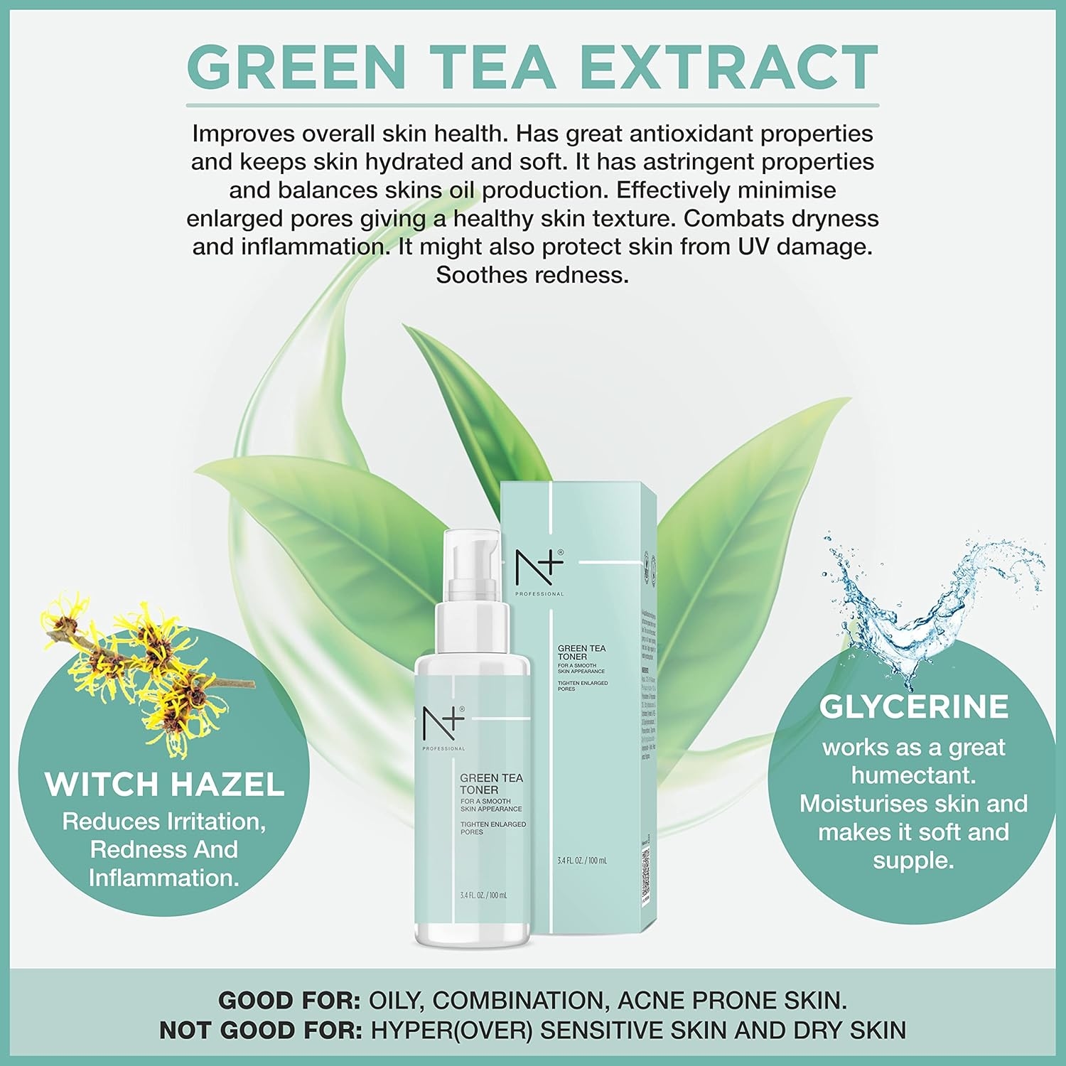 N Plus Professional Green Tea Toner 5