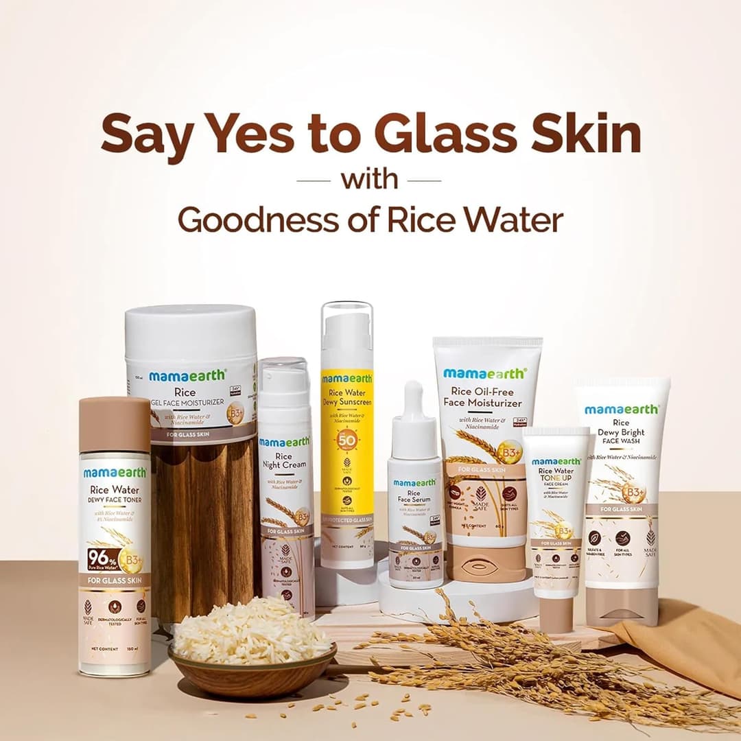 Mamaearth Rice Dewy Bright Face Wash With Rice Water & Niacinamide for Glass Skin 5