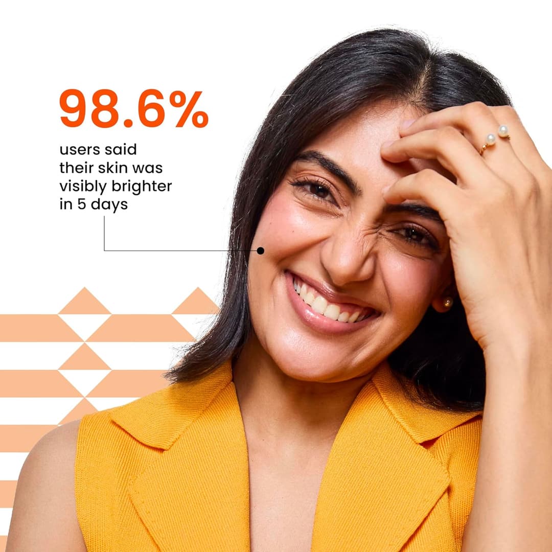 Foxtale Brightening Vitamin C Face Serum with L-Ascorbic Acid And Vitamin E For Glowing Skin (30ml) 4