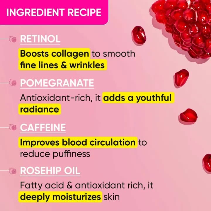 Dot & Key Pomegranate Retinol + Caffeine Eye Cream 20ml 3