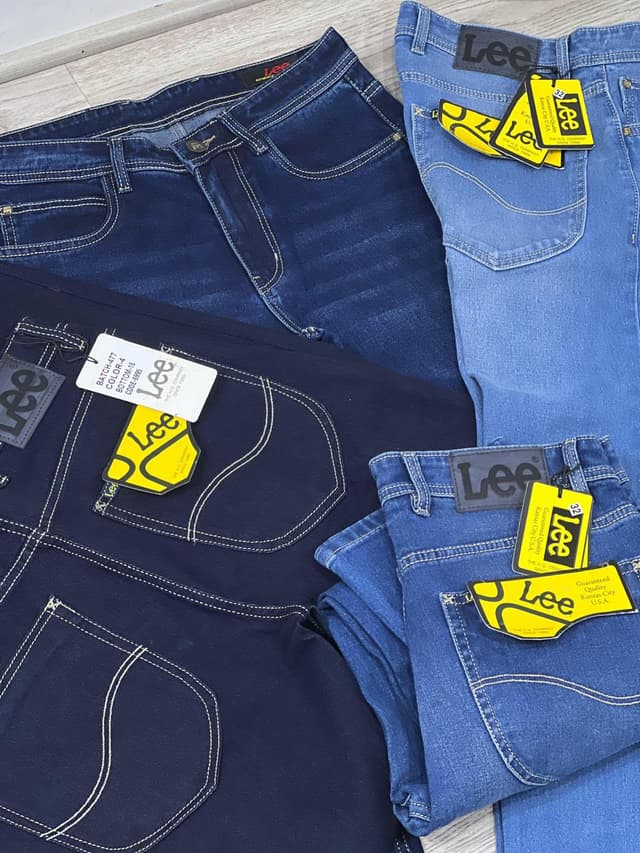 Men's Premium Stretch Denim Jeans | Straight Fit | Blue Wash | Casual Everyday Wear