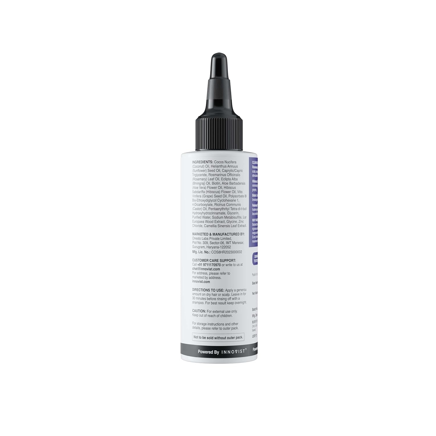 Bare Anatomy Nature x Science Rosemary and Hibiscus Hair Growth Oil for Women & Men | Helps Hair Growth & Strengthens Hair | Nourishes Scalp & Controls Hair Fall | Suitable for All Hair Types | 100 ml 1