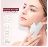 Stainless Steel Gua Sha Facial Tools, Lymphatic Drainage Massage Scraper for Face, Eyes, Neck, Body