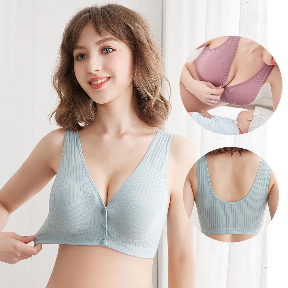 Cotton Maternity Nursing Bras Pregnant Breastfeeding Pregnancy Women Underwear Breast Feeding Bra Soutien Gorge Allaitement 4