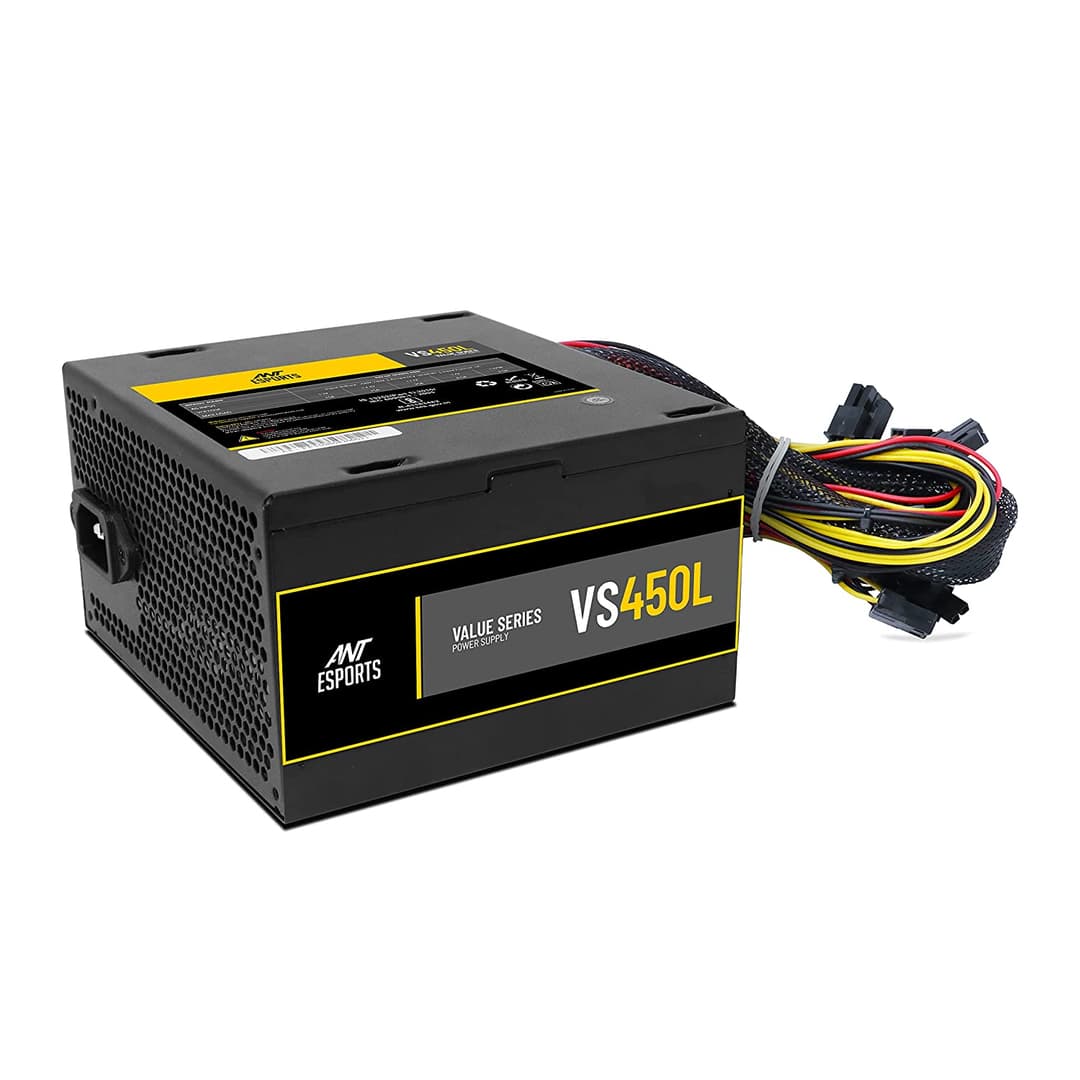 Ant Esports VS450L Value Series Black Power Supply 1