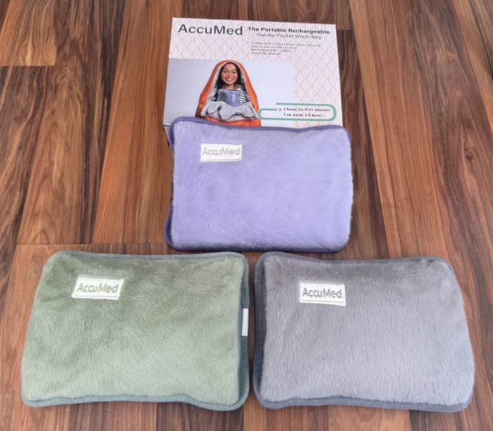 Accumed Electric Hot Water Bag Heat Therapy For Back Knee Shoulder Joint And Muscle Pain Relief