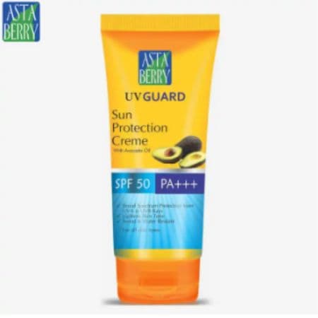 Astaberry UV GUARD Sun Protection Creme SPF 50PA+++ (With Avacoda oil) 1