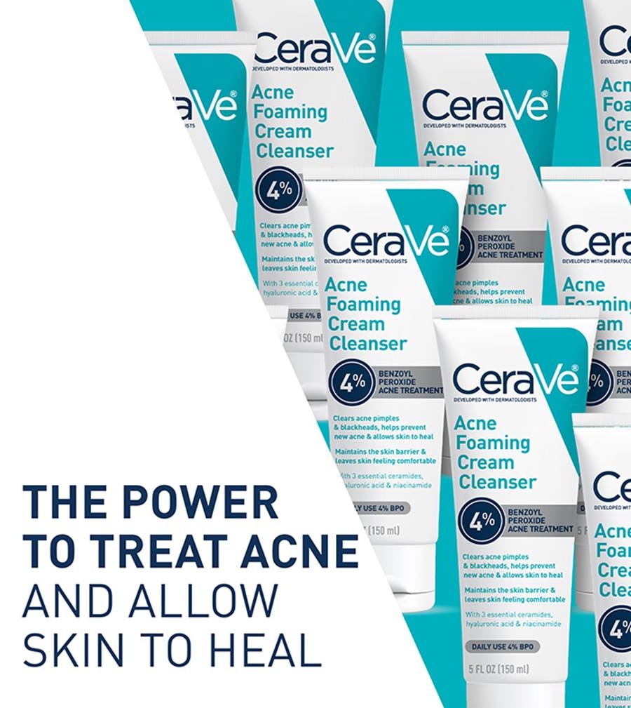 Cerave Acne Foaming Cream Cleanser (150ml) , Cerave Cleanser For Acne Problem , Cerave face wash Acne Facewash Acnes Facewash , Moisturizer Cream Oil Cleanser, Face Cleanser, Cera Ve Cleanser, Cera Ve Acne Cleanser 2