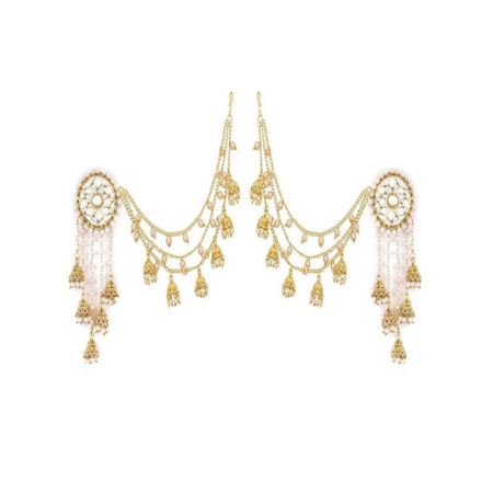 Bahubali Enspire Latkan Long Chain Earring Jhumki Earring for Women 1