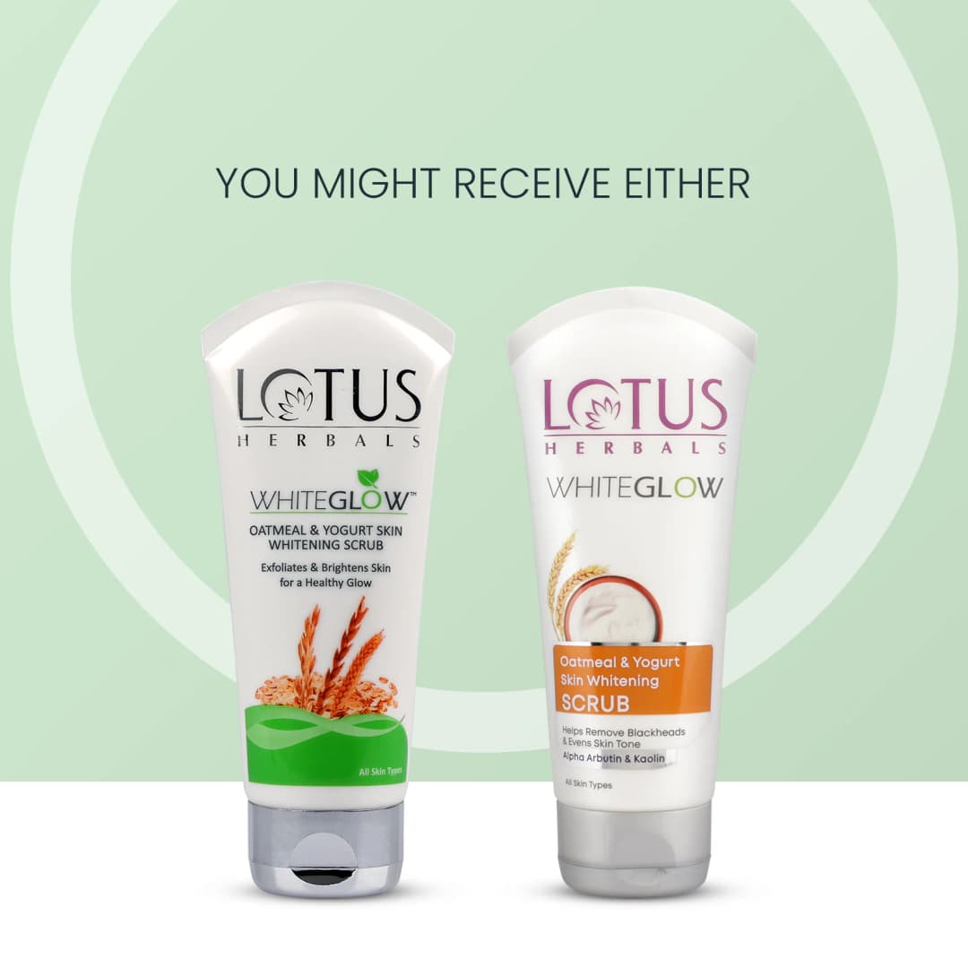 L0tus Herbals WhiteGlow Oatmeal And Yogurt Scrub 1