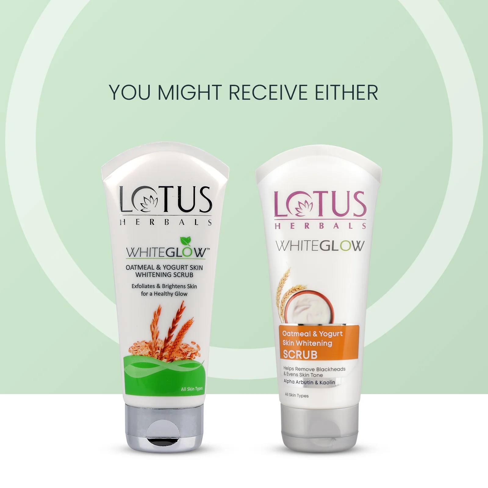 L0tus Herbals WhiteGlow Oatmeal And Yogurt Scrub 2
