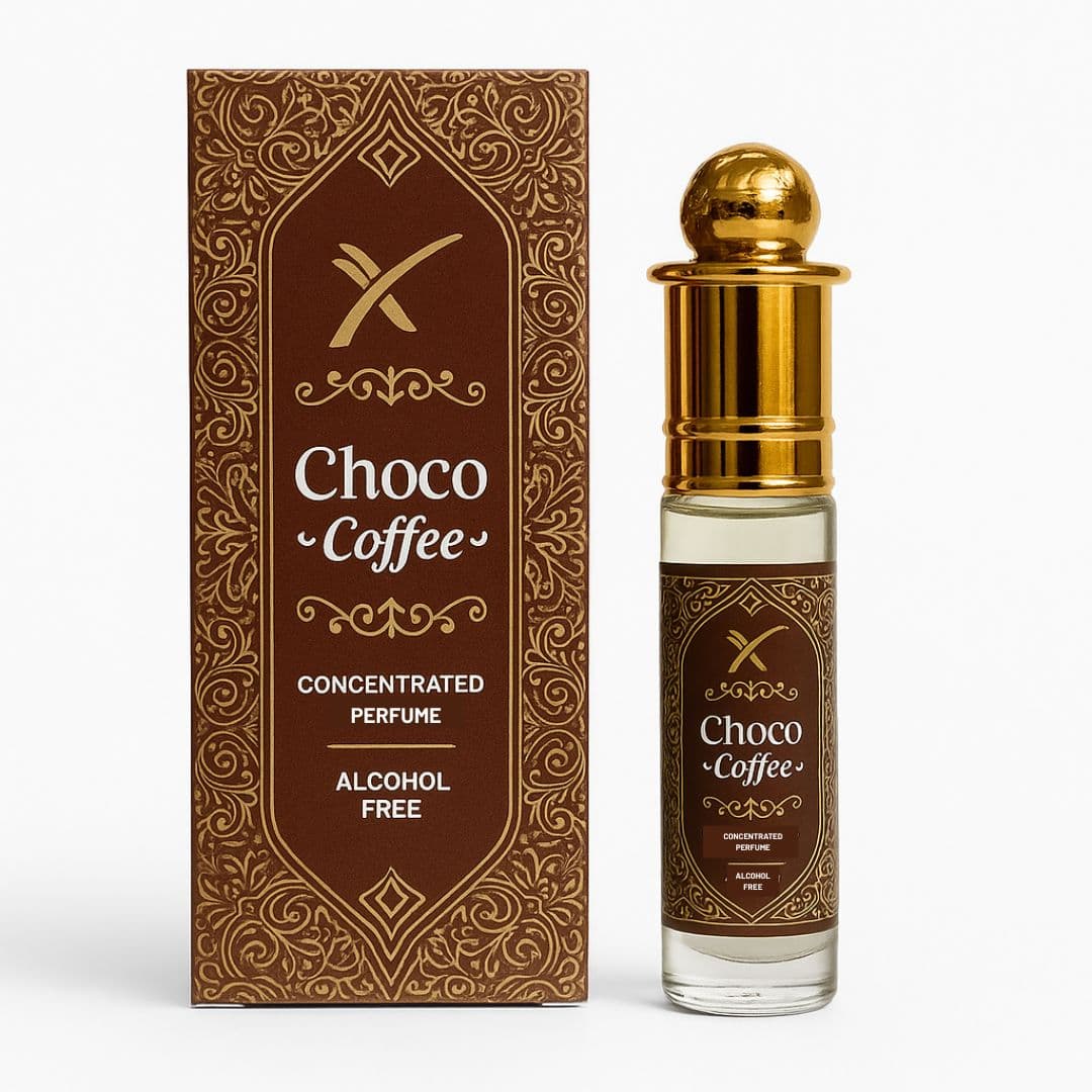 Mount Of Xcel Choco Coffee Attar Roll On Concentrated Perfume For Men Women-6ml