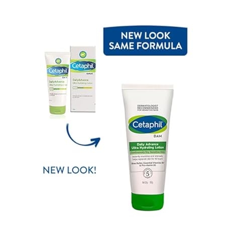 Cetaphil Daily Advance Ultra Hydrating Lotion For Dry/Sensitive Skin, Long Lasting Moisturizer For Face & Body, Multi, 100 G 5