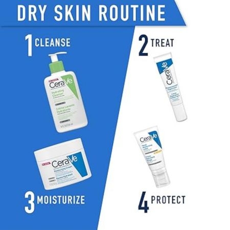 CeraVe Hydrating Cleanser | 236ml | Daily Face Wash for Normal to Dry Skin ( Made in France) 6