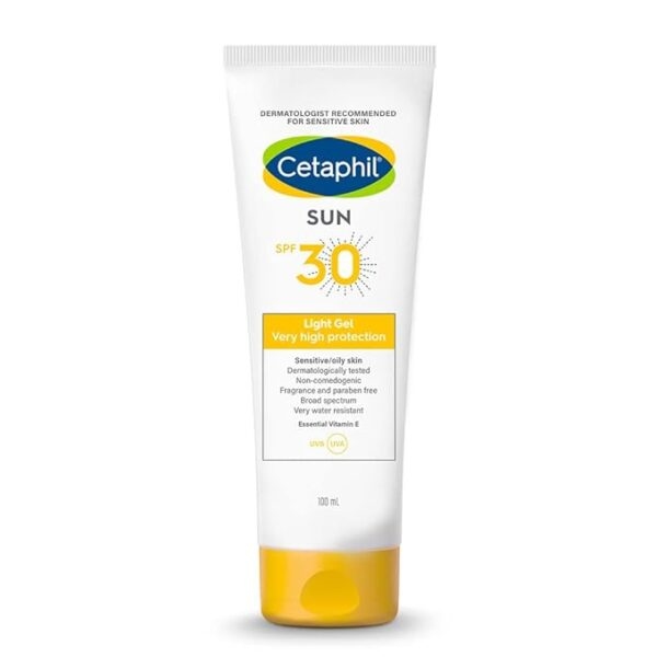 Cetaphil Combination Skin Sun Spf 30 Sunscreen 50 ml, Very High Protection Light Gel, Water Resistant 1