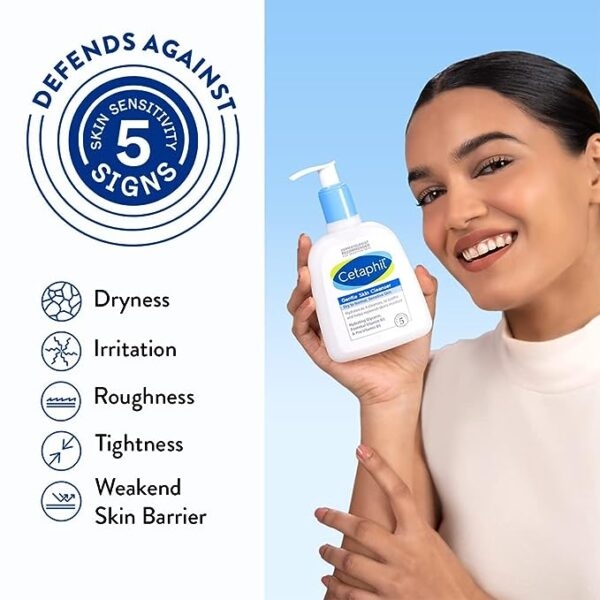 Cetaphil Gentle Skin Cleanser for Dry to Normal - 250 ml, Best Face Wash by Cetaphil for Sensitive Skin 3