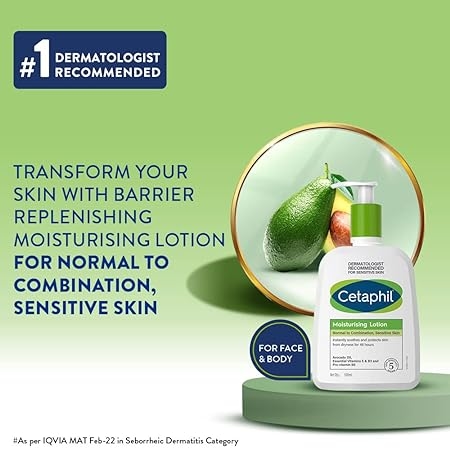 Cetaphil Moisturising Lotion For Face & Body, Normal To Dry Skin, 500 ml 3