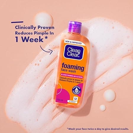 Clean & Clear Facial Foaming Face Wash -100 ml 4