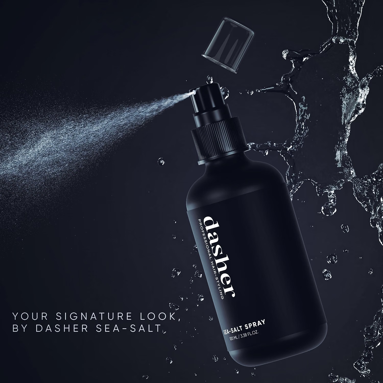 Dasher Sea-Salt Spray Hair Volume, Texture, Smooth Hair With Bhringraj ,Vitamin E - Hair Styling 100m 4