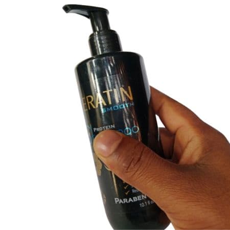 Dekar KERATIN Smooth Protien Shampoo Anti- Hair Fall - 300 ml, Paraben Free 2