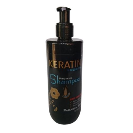 Dekar KERATIN Smooth Protien Shampoo Anti- Hair Fall - 300 ml, Paraben Free 1