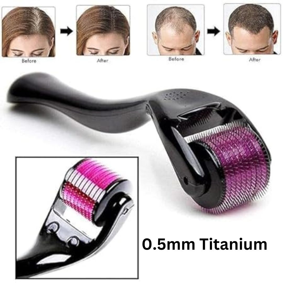 Derma Roller with 540 Titanium with Micro Needles 0.5 mm 5
