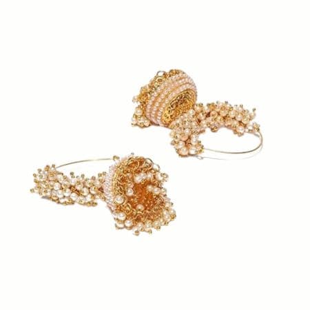 Dimond Gold Round Earring for Women and Girls 1