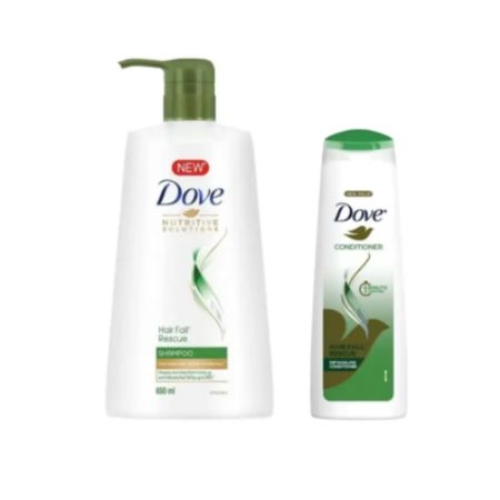 Dove Hair Fall Rescue Shampoo 625 ml Buy1 and get 1 Free Dove Conditioner 180ml 1