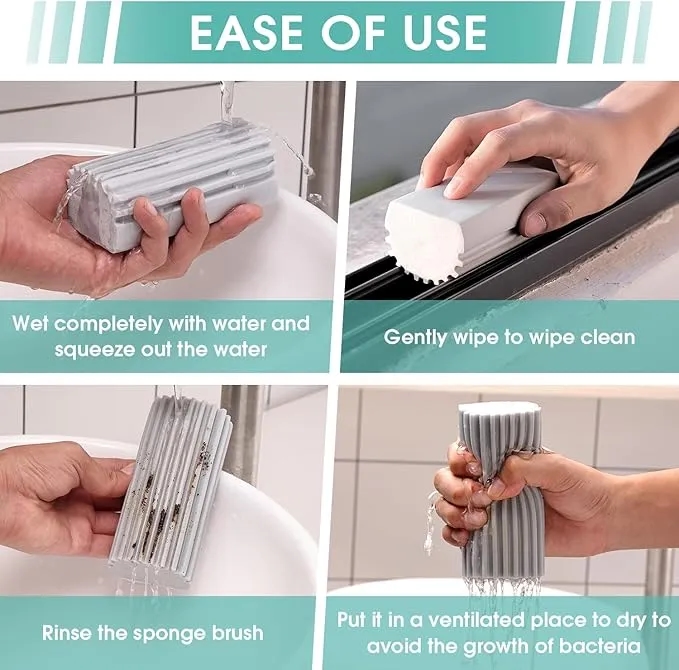 Dusting Sponge Clean Sponges Duster for Cleaning Windows Tables desktop Sofas Corner Scrub Magic Sponge Eraser Reusable Wet Sponges Cleaning Supplies Tool 1
