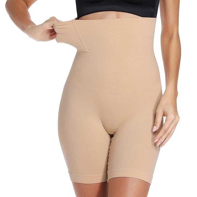 Fashion Girl Women Tummy Control Shapewear High Waist Trainer Thigh Slimmer - XL/XXL 6