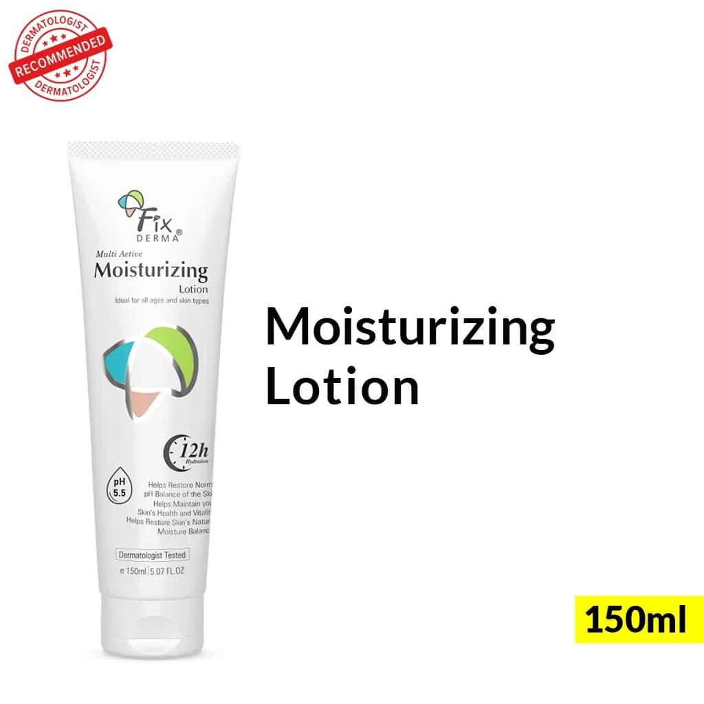 Fixderma Multi Active Moisturizing Lotion (Fix Derma) - For All Ages & Skin Types - 150ml
